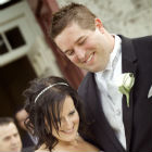 A Romantic Black, White and Grey Wedding in St-Alexis-de-Montcalm, Quebec